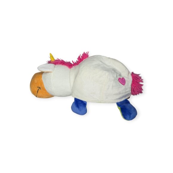 2015 Jay at Play Flip A Zoo Imogen Dragon to Persephone Unicorn Plush Animal 18" - Picture 9 of 16